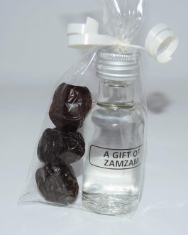Sunnah Gift MiniGift , ZamZam Water Organic Kalmi Dates (Personalized MiniGift)