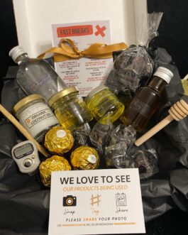 Ramadhan Gift Boxes – Zamzam,Honey,Ajwah Pack,Tasbeeh,Miswaak etc Gift packaged