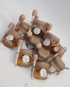 Sunnah Gift – 40g pure honey with Mini honey dipper (Personalized sticker)