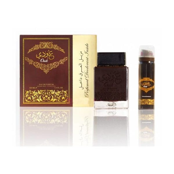 3 - Oudi (Unisex Halal 100ml EDP + Deodorant) Ard Al Zaafaran